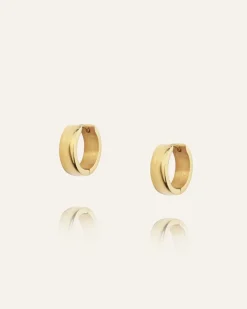 Mockberg Chunky Guld Medium Örhängen