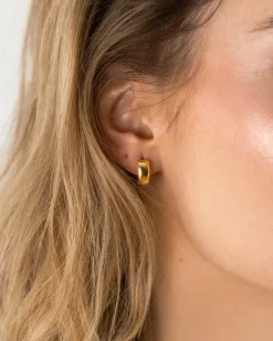 Mockberg Chunky Guld Small Örhängen