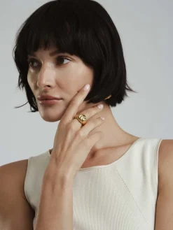 Mockberg Deco Bold Ring Guld