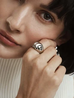 Mockberg Deco Bold Ring Silver