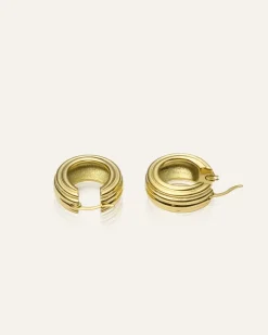 Mockberg Edge Ribbed Medium Bold Guld