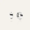 Mockberg Edge Ribbed Medium Bold Silver
