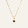 Mockberg Jolie Halsband Guld – Coffee