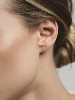 Mockberg Jolie Studs Örhängen Small Guld – Champagne