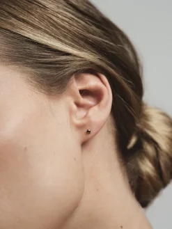Mockberg Jolie Studs Örhängen Small Guld – Coffee