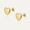 Mockberg Love Gold Large Studs