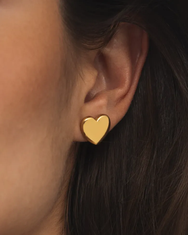 Mockberg Love Gold Large Studs