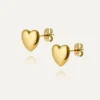 Mockberg Love Gold Medium Studs