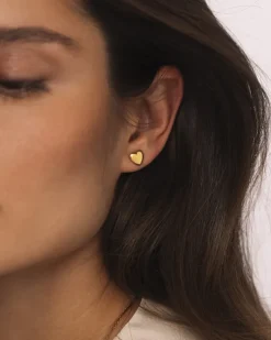 Mockberg Love Gold Medium Studs