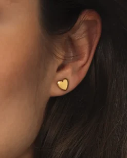 Mockberg Love Gold Medium Studs