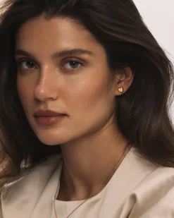 Mockberg Love Gold Medium Studs