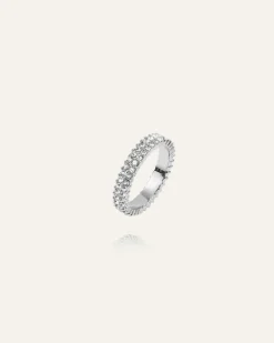 Mockberg Midnight Silver Ring