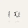 Mockberg Pavé Everyday Small Silver Örhängen