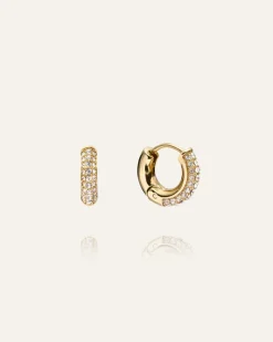 Mockberg Pavé Everyday Small Guld Örhängen