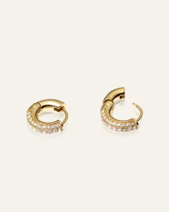 Mockberg Pavé Everyday Small Guld Örhängen