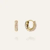 Mockberg Pavé Precious Mini Guld Örhängen