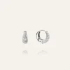 Mockberg Pavé Precious Mini Silver Örhängen