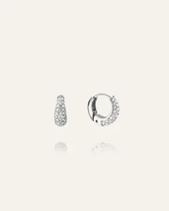 Mockberg Pavé Precious Mini Silver Örhängen