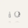 Mockberg Pavé Precious Small Silver Örhängen