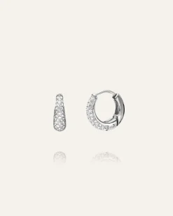 Mockberg Pavé Precious Small Silver Örhängen