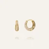 Mockberg Pavé Precious Small Guld Örhängen