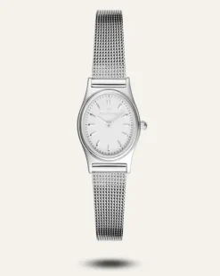 Mockberg Retro Mesh Silver Watch MB0254