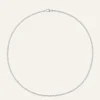 Mockberg Shiny Tennis Halsband Silver
