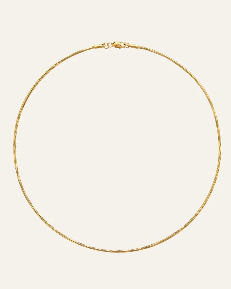 Mockberg Snake Kedja Halsband Guld