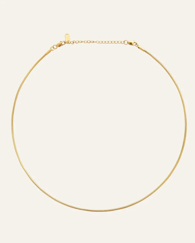 Mockberg Snake Kedja Halsband Guld