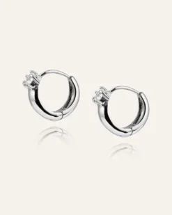 Mockberg Soleil Hoops Örhängen Silver