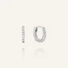 Mockberg Sparkle Mini Hoops Örhängen Silver