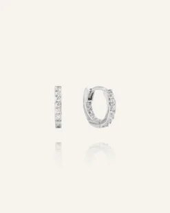 Mockberg Sparkle Mini Hoops Örhängen Silver