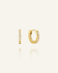 Mockberg Sparkle Mini Hoops Örhängen Guld