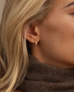 Mockberg Sparkle Mini Hoops Örhängen Guld