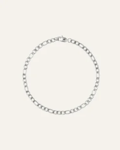 Mockberg Thin Figaro Armband Silver