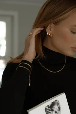Mockberg Thin Figaro Halsband Guld