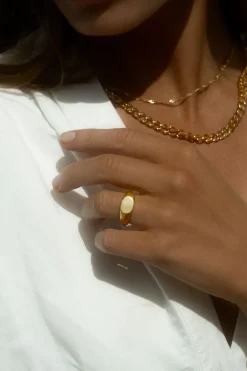 Mockberg Thin Rope Halsband Guld