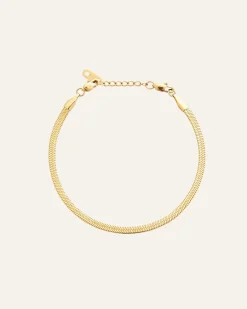 Mockberg Thin Snake Armband Guld