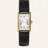 Mockberg Timeless Black Leather Gold Watch MB0245