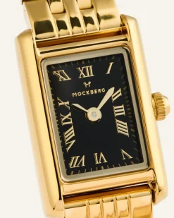 Mockberg Timeless Petite Klocka Guld Noir MB1775