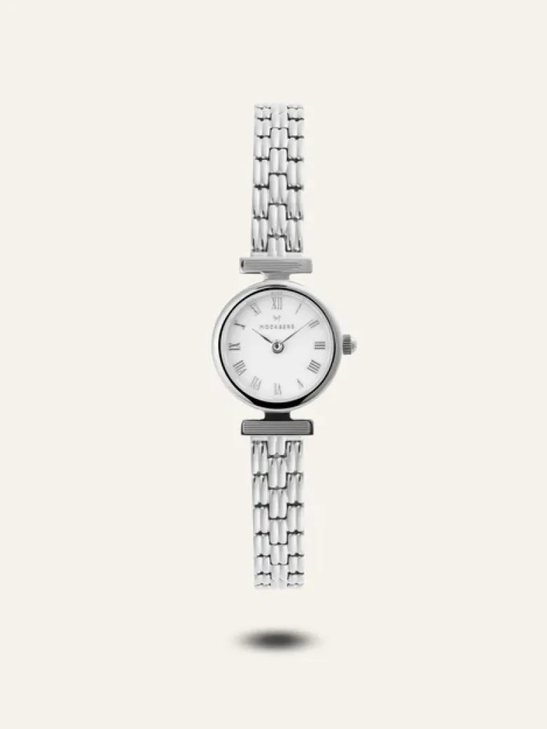 Mockberg Vintage Klocka Silver MB1618