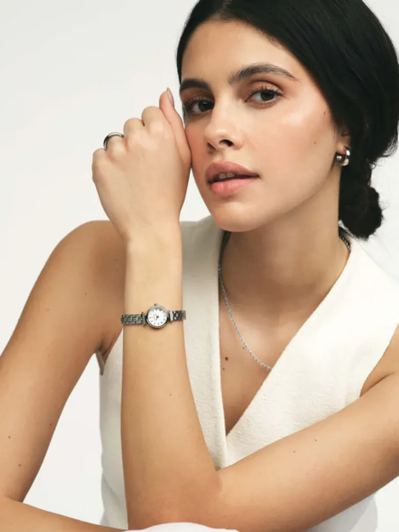 Mockberg Vintage Klocka Silver MB1618