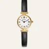 Mockberg Vintage Leather Gold Watch MB0249