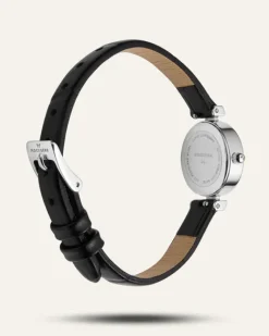 Mockberg Vintage Leather Silver Watch MB0250