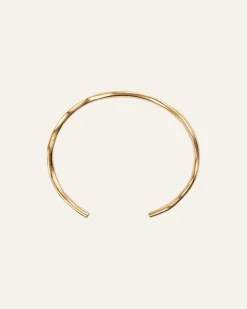 Mockberg Wavy Bolded Cuff Gold Armband
