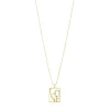 PILGRIM Love Tag Halsband Guld 542412041