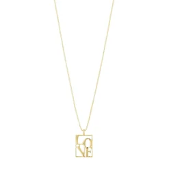 PILGRIM Love Tag Halsband Guld 542412041