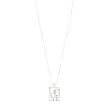 PILGRIM Love Tag Halsband Silver 542416041