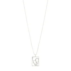 PILGRIM Love Tag Halsband Silver 542416041