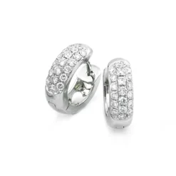 Örhängen i 18K Vitguld med 0.48ct TW/SI Diamanter – MSF55W